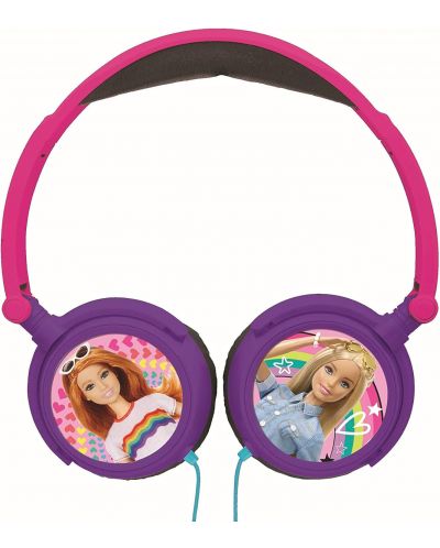 Παιδικά ακουστικά Lexibook - Barbie HP010BB, μωβ/ροζ - 2