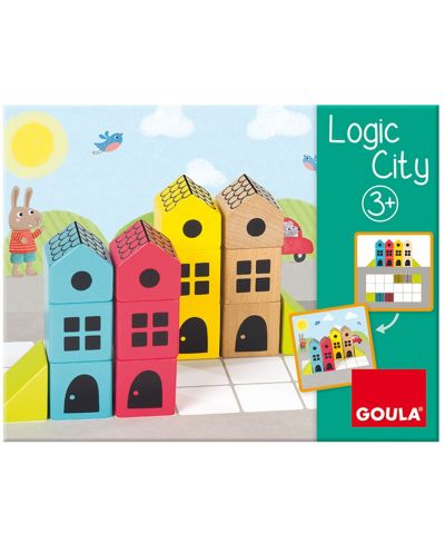 Παιδικό παιχνίδι λογικής Goula - Πόλη - 2