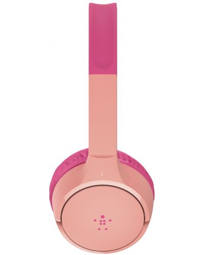 Παιδικά ακουστικά με μικρόφωνο Belkin - SoundForm Mini, ασύρματα, ροζ - 3