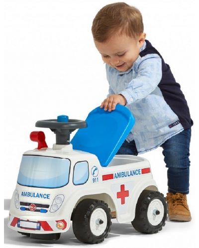 Παιδικό φορτηγό με ανοιγόμενο κάθισμα Falk - Ασθενοφόρο - 2