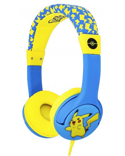 Παιδικά ακουστικά OTL Technologies - Pokemon Pikachu, κίτρινα/μπλε - 1