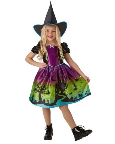 Παιδική αποκριάτικη στολή  Rubies - Оmbre Witch, μέγεθος S - 1