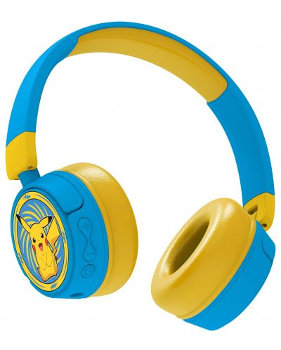 Παιδικά ακουστικά OTL Technologies - Pokemon Pikachu, Wireless, Μπλε/Κίτρινο - 2