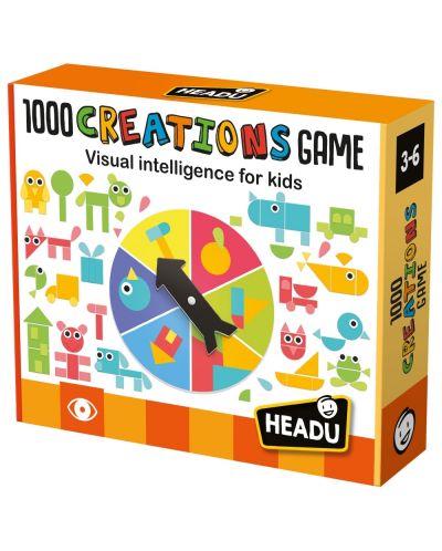 Παιδικό παιχνίδι Headu - 1000 δημιουργίες - 1