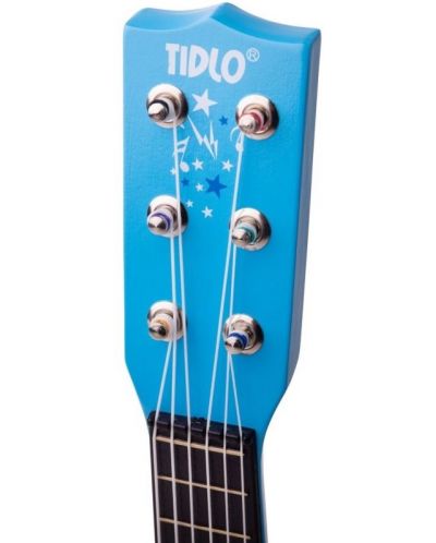 Παιδική ξύλινη κιθάρα Bigjigs, μπλε - 3