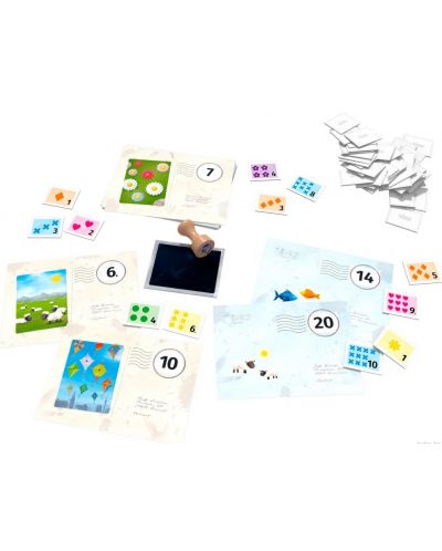Παιδικό επιτραπέζιο παιχνίδι για τον λογισμό Haba -Ταχυδρομείο και περιστέρι - 2