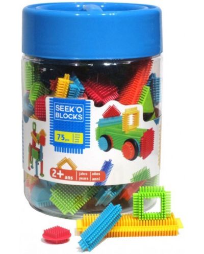 Παιδικός κατασκευαστής D'Arpeje - Seek'o Blocks, 75 κομμάτια - 1