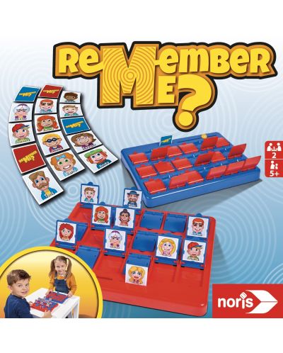 Παιδικό παιχνίδι με κάρτες Noris - Με θυμάσαι; - 1