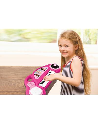 Παιδικό παιχνίδι Lexibook - Ηλεκτρονικό πιάνο Barbie, με μικρόφωνο - 6