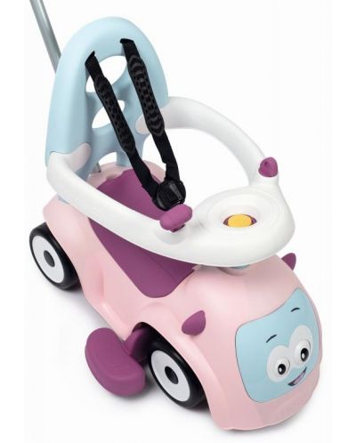 Παιδικό αυτοκίνητο ώθησης Smoby, κυκλάμινο ροζ - 3