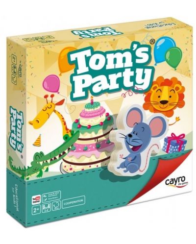 Παιδικό επιτραπέζιο παιχνίδι Cayro - Το πάρτι του Τομ - 1