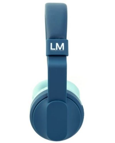 Παιδικά ακουστικά PowerLocus - Louise&Mann 3, ασύρματα, μπλε - 4