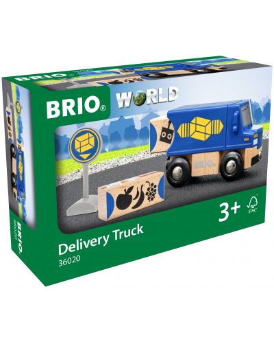 Παιδικό σετ  Brio World  - Φορτηγό διανομής - 1