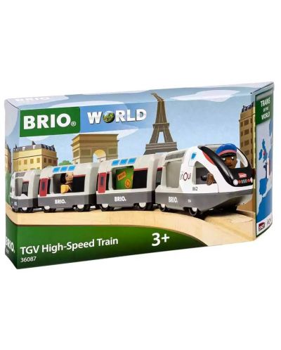 Παιδικό παιχνίδι Brio World - Τρένο υψηλής ταχύτητας TVG - 4