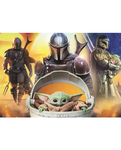 Παιδικό παζλ Ravensburger 4 x 100 κομμάτια - Star Wars: The Mandalorian - 4