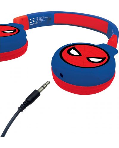 Παιδικά ακουστικά Lexibook - Spider-Man HPBT010SP, ασύρματα, μπλε - 4