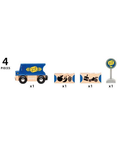 Παιδικό σετ  Brio World  - Φορτηγό διανομής - 5