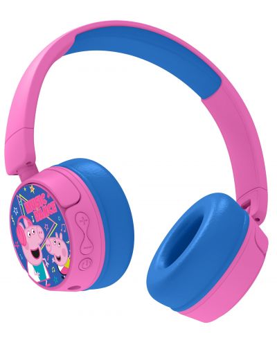 Παιδικά ακουστικά OTL Technologies - Peppa Pig Dance,ασύρματη, ροζ/μπλε - 3