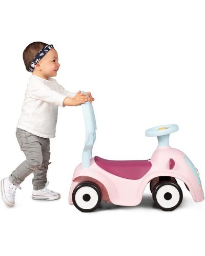 Παιδικό αυτοκίνητο ώθησης Smoby, κυκλάμινο ροζ - 8