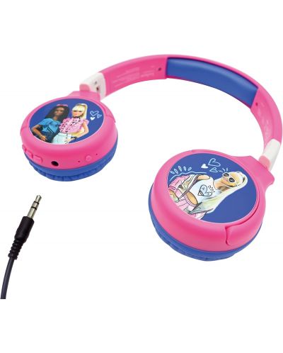 Παιδικά ακουστικά Lexibook - Barbie HPBT010BB, ασύρματα, μπλε - 5