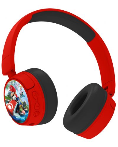 Παιδικά ακουστικά OTL Technologies - Mario Kart, ασύρματο, κόκκινο - 4