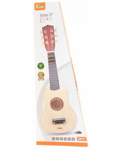 Παιδική ξύλινη κιθάρα Viga - ''Guitar  21" - 4