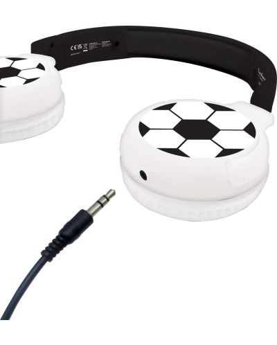 Παιδικά ακουστικά Lexibook - HPBT010FO, ασύρματα, μαύρο/άσπρο - 4