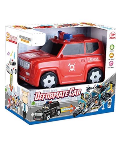 Παιδικό παιχνίδι Ocie - Μεταμορφώσιμο πυροσβεστικό όχημα και σταθμός - 2
