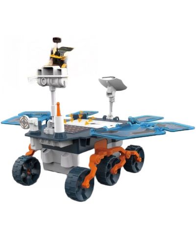 Παιδικό παιχνίδι συναρμολόγησης  Raya Toys -Ηλιακό ρομπότ Mars Rover, 46 μέρη, μπλε - 1