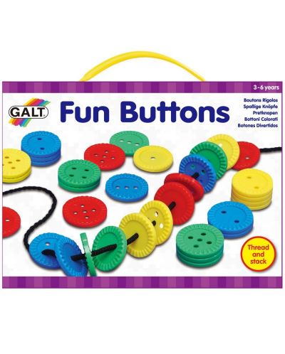 Παιδικό παιχνίδι Galt - Διασκεδαστικά κουμπιά, παίξτε και μάθετε - 1