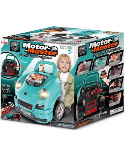 Παιδικό διαδραστικό αυτοκίνητο Buba - Motor Sport, μπλε - 5