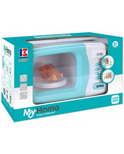 Παιχνίδι Raya Toys -Φούρνος μικροκυμάτων My Home, μπλε - 2