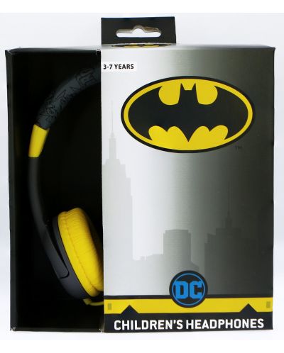 Παιδικά ακουστικά OTL Technologies - Batman, γκρι/κίτρινα - 5