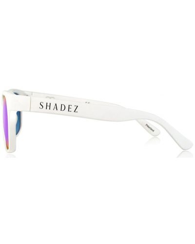 Παιδικά γυαλιά ηλίου Shadez - Από 3 έως 7 ετών, άσπρα με μωβ φακούς - 3