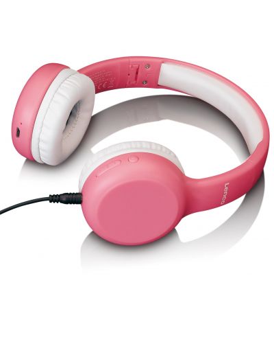 Παιδικά ακουστικά με μικρόφωνο Lenco - HPB-110PK, ασύρματα, ροζ - 5