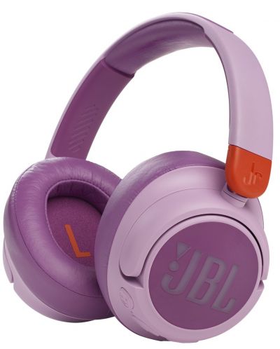 Παιδικά ασύρματα ακουστικά JBL - JR 460NC, ANC, ροζ - 1