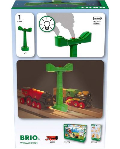 Παιδικό παιχνίδι Brio - Σιδηροδρομικός φωτισμός - 3