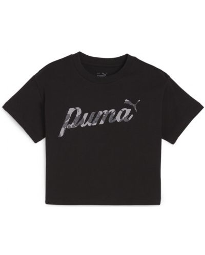 Παιδικό μπλουζάκι  Puma - ESS+ Blossom , μαύρο - 1