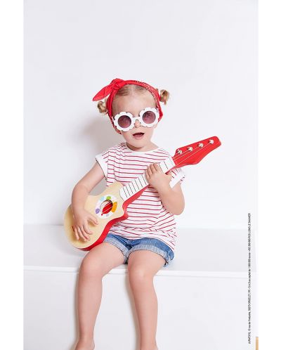 Παιδική ηλεκτρική κιθάρα Janod - Confetti, ξύλινη - 4