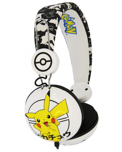 Παιδικά ακουστικά OTL Technologies - Pikachu Japanese, άσπρα - 1
