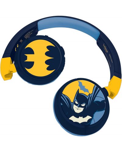 Παιδικά ακουστικά Lexibook - Batman HPBT010BAT, ασύρματα, μπλε - 3