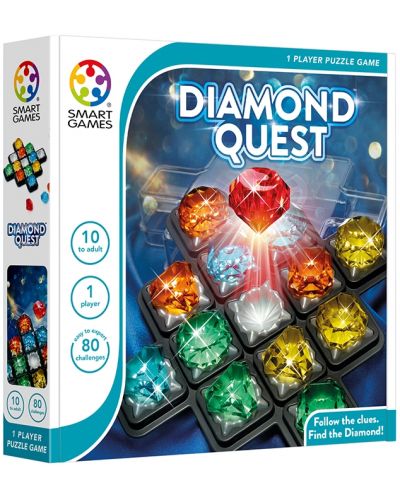Παιδικό παιχνίδι λογικής Smart Games - Diamond Quest - 1
