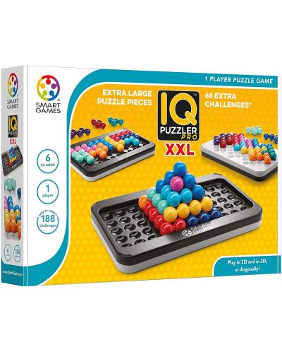 Παιδικό παιχνίδι λογικής Smart Games - IQ Puzzler Pro XXL - 1