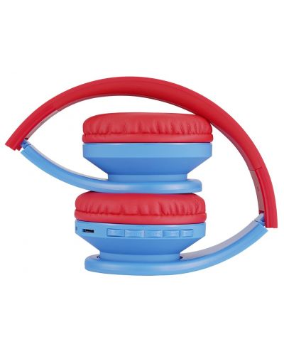 Παιδικά ακουστικά με μικρόφωνο PowerLocus - P1, ασύρματα, κόκκινα - 4