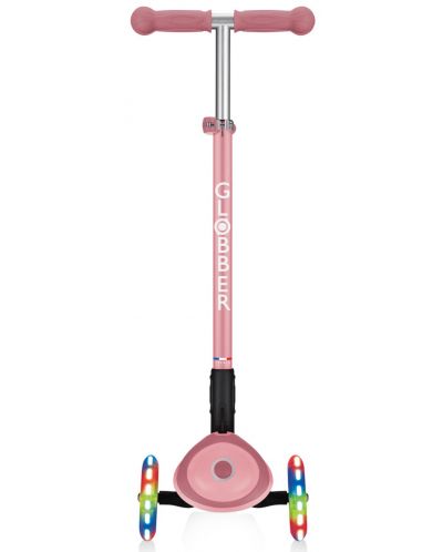 Παιδικό πτυσσόμενο σκούτερ Globber - Primo Foldable Plus Lights, ροζ - 2