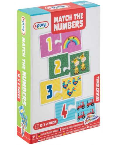 Παιδικό παιχνίδι  Grafix -Ταίριαξε τους αριθμούς από το 1 έως το 10 - 1