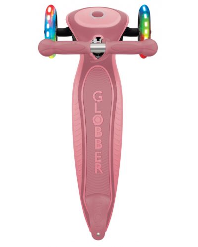 Παιδικό πτυσσόμενο σκούτερ Globber - Primo Foldable Plus Lights, ροζ - 3