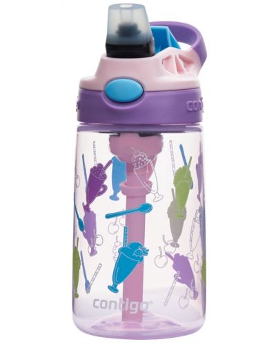 Παιδικό μπουκάλι νερό Contigo Easy Clean - Strawberry Shakes, 420 ml - 1