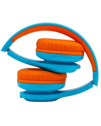 Παιδικά ακουστικά PowerLocus - PLED, ασύρματα, μπλε/πορτοκαλί - 5
