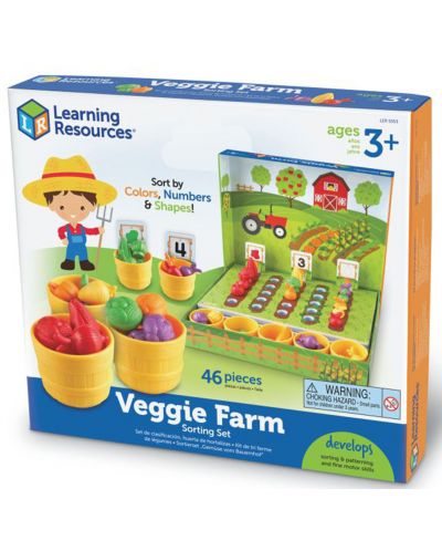 Παιδικό παιχνίδι Learning Resources - Ταξινόμηση λαχανόκηπου - 3